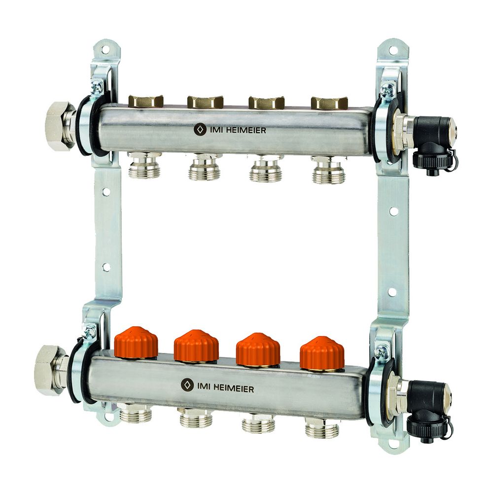 Heimeier Heizkreisverteiler Dynatec Eclipse mit automatischem Durchflussregler, 10 Hei... IMI-9344-10.800 4024052988518 (Abb. 1)