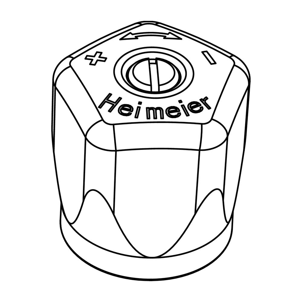 IMI Heimeier Handradkappe für Regulierventil, weiß, Baureihe ab April 1988... IMI-0122-02.327 4024052113118 (Abb. 1)
