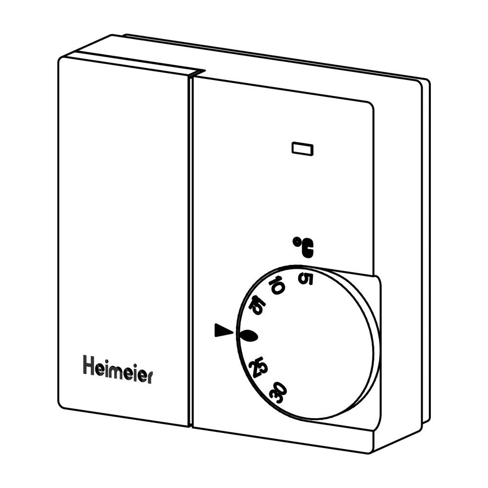 IMI Heimeier Raumsender Radiocontrol F ohne Schalter, einschließlich Batterie... IMI-1640-01.500 4024052556915 (Abb. 2)