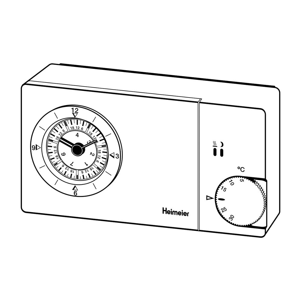 IMI Heimeier Thermostat P, mit 7-Tage Schaltuhr 230 V, für thermische Stellantriebe... IMI-1932-00.500 4024052405718 (Abb. 2)