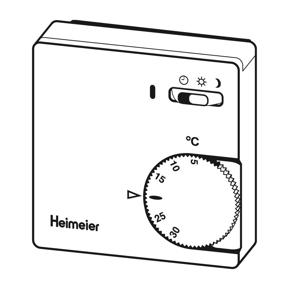 IMI Heimeier Raumthermostat 230 V, mit Temperaturabsenkung... IMI-1938-00.500 4024052406111 (Abb. 2)