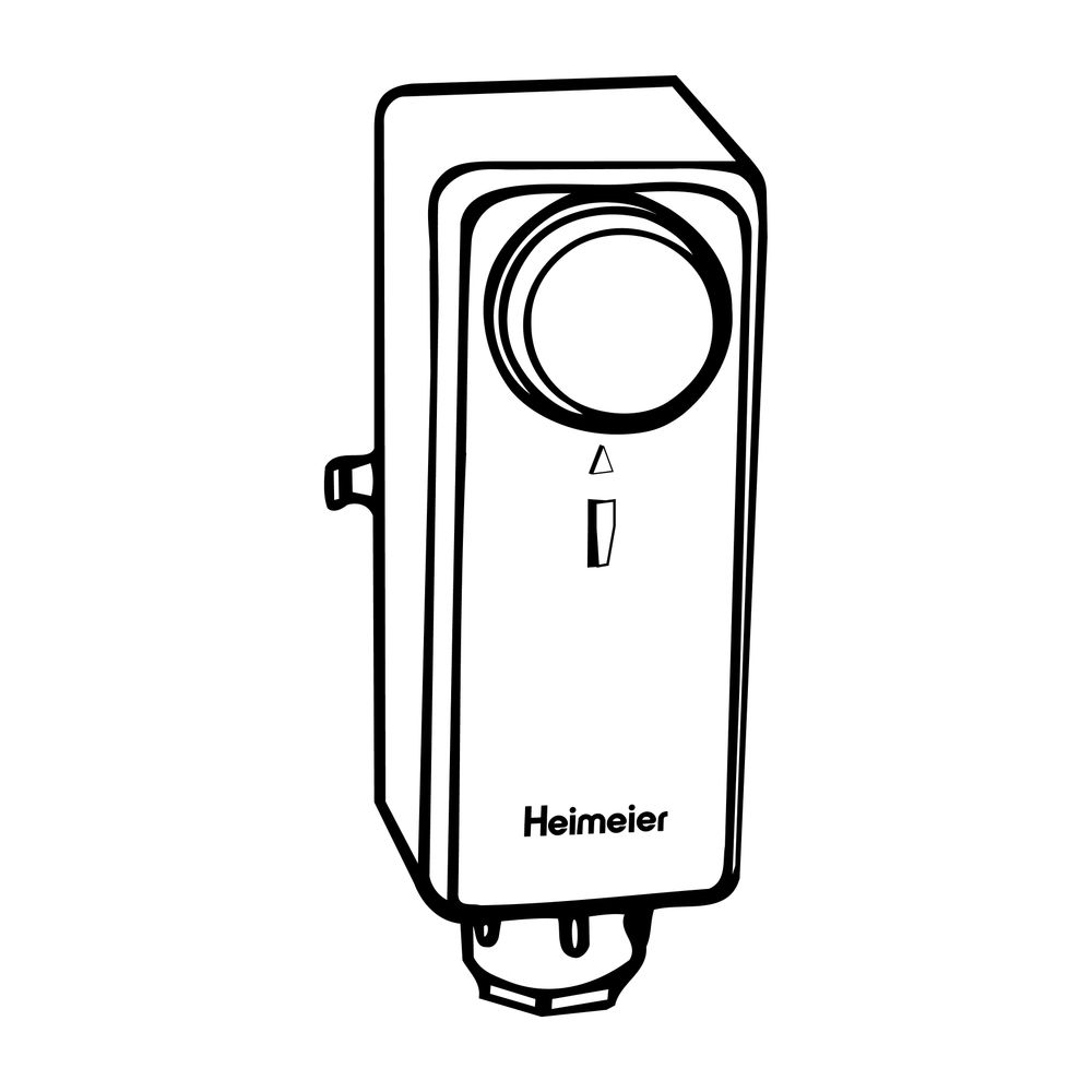 IMI Heimeier Elektrischer Rohranlegeregler mit verdeckter Temperatureinstellung... IMI-1991-00.000 4024052156214 (Abb. 2)