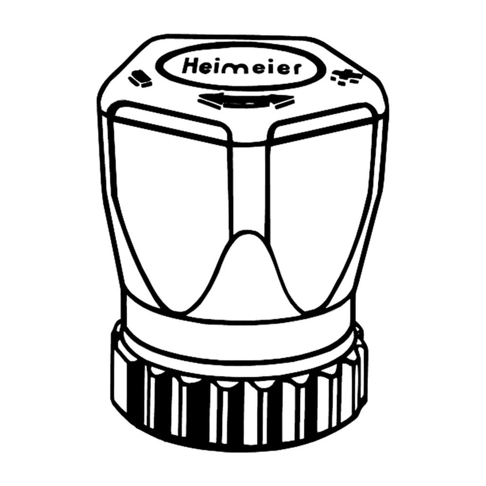 IMI Heimeier Handregulierkappe mit Rändelmutter, für Thermostatventile... IMI-2001-00.325 4024052156610 (Abb. 2)