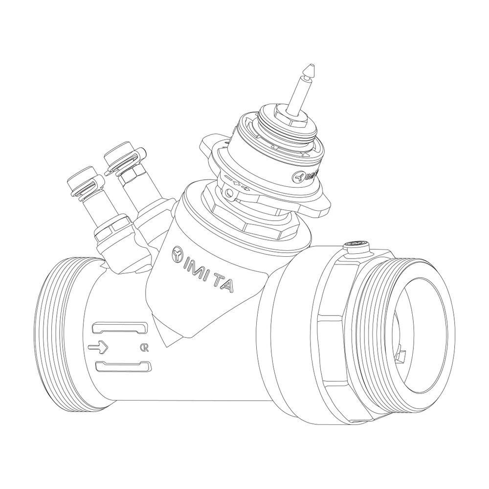 IMI TA Regel- und Regulierventil TA-Modulator druckunabhängig, DN40, G 2, PN16, 400kPA... IMI-52164340 7318794030602 (Abb. 2)