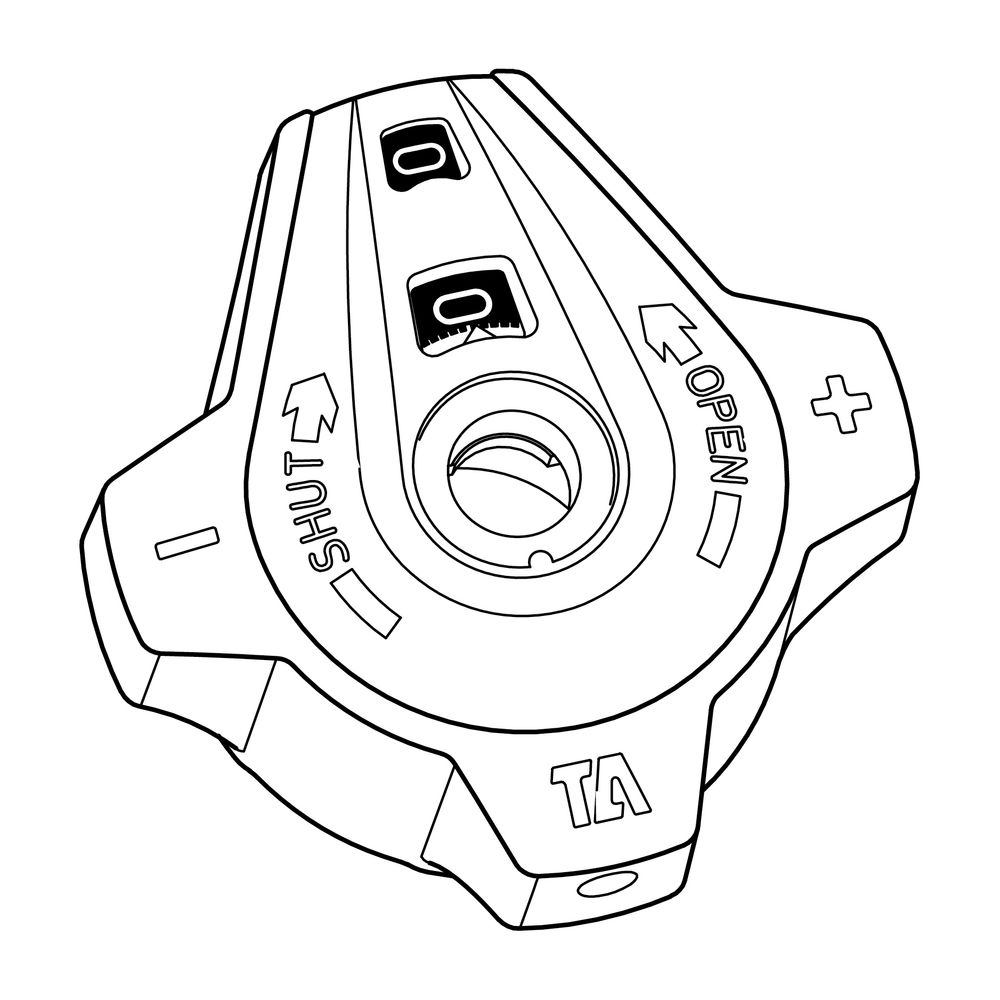 IMI TA Handrad für STA/STAD/STADA/STAD-R/STAF bis DN 50, komplett, rot... IMI-52186007 7318794043503 (Abb. 1)