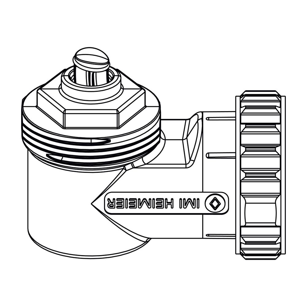 IMI Heimeier Winkelanschluss M 30x1,5 für Thermostat-Köpfe und Stellantriebe, weiß... IMI-7300-00.700 4024052035724 (Abb. 3)