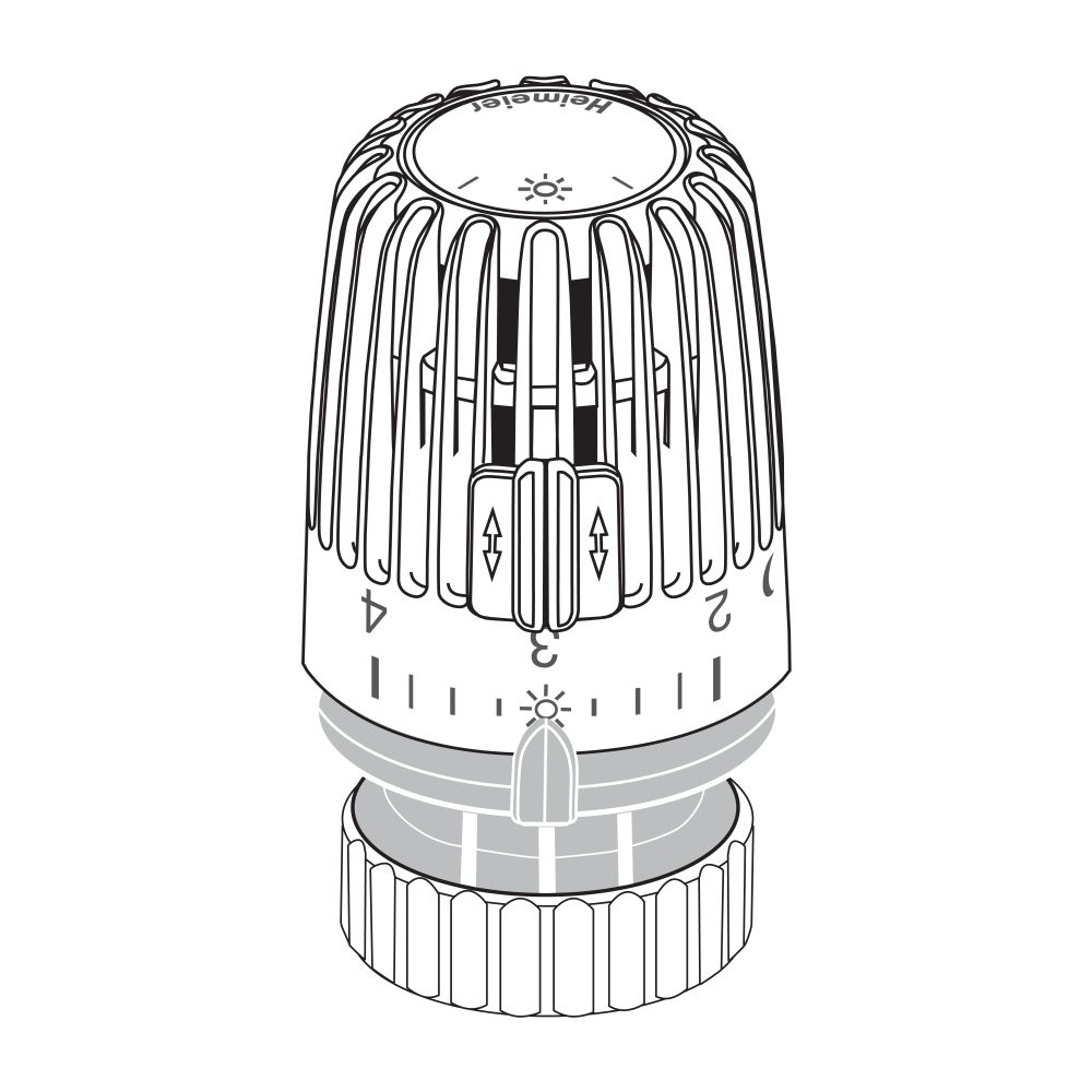 IMI Heimeier Thermostat-Kopf K mit Direktanschluss für Vaillant-Ventile... IMI-9712-00.500 4024052496822 (Abb. 3)