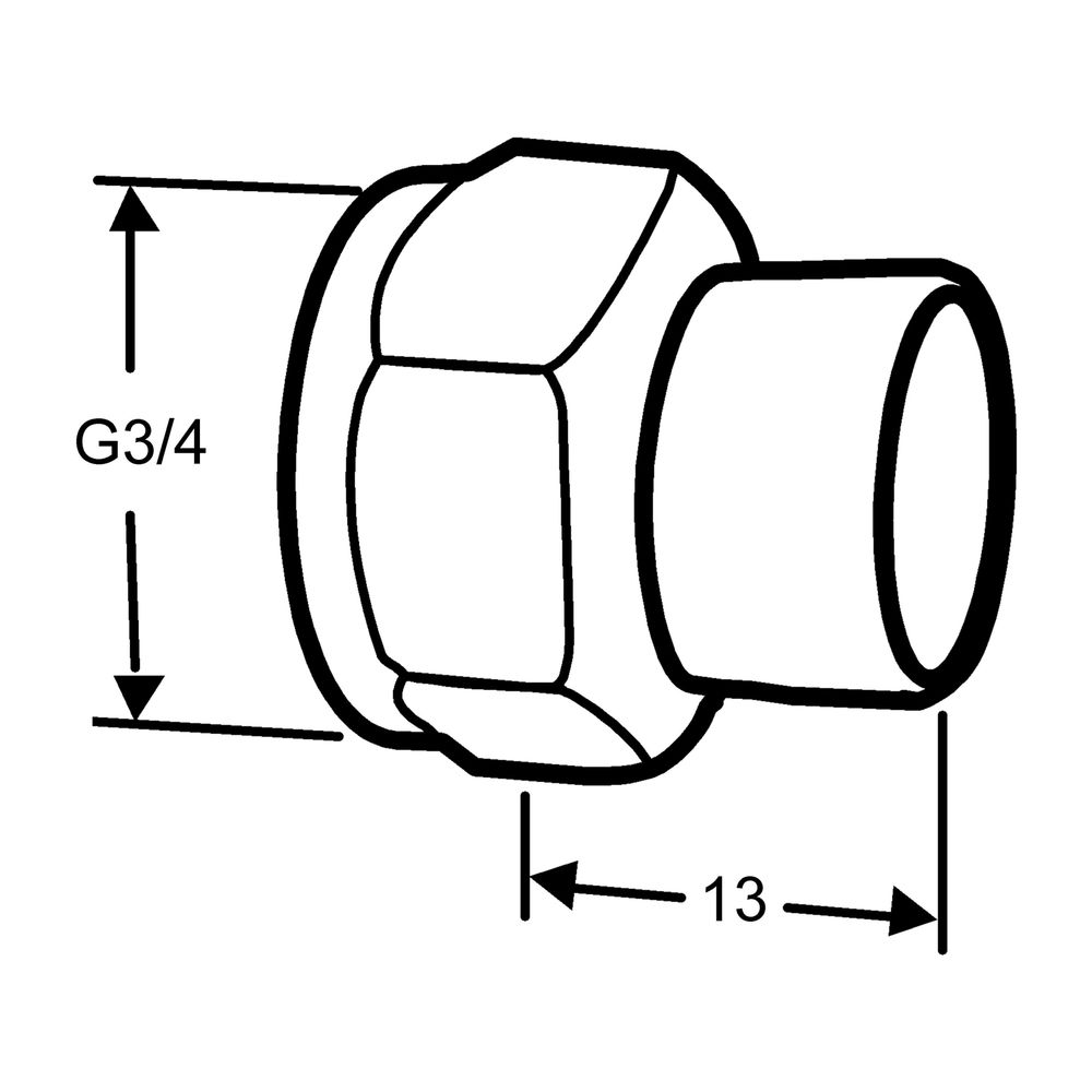 IMI TA Anschlussverschraubung mit Lötnippel 16mm für STADA DN 15... IMI-52009516 7318792749407 (Abb. 2)