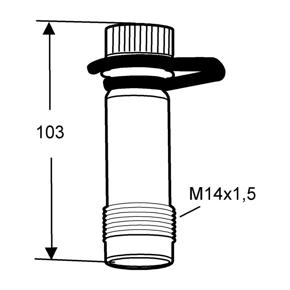 IMI TA Messnippel für STAD M 14x1,5 103mm... IMI-52179015 7318793858108 (Abb. 2)