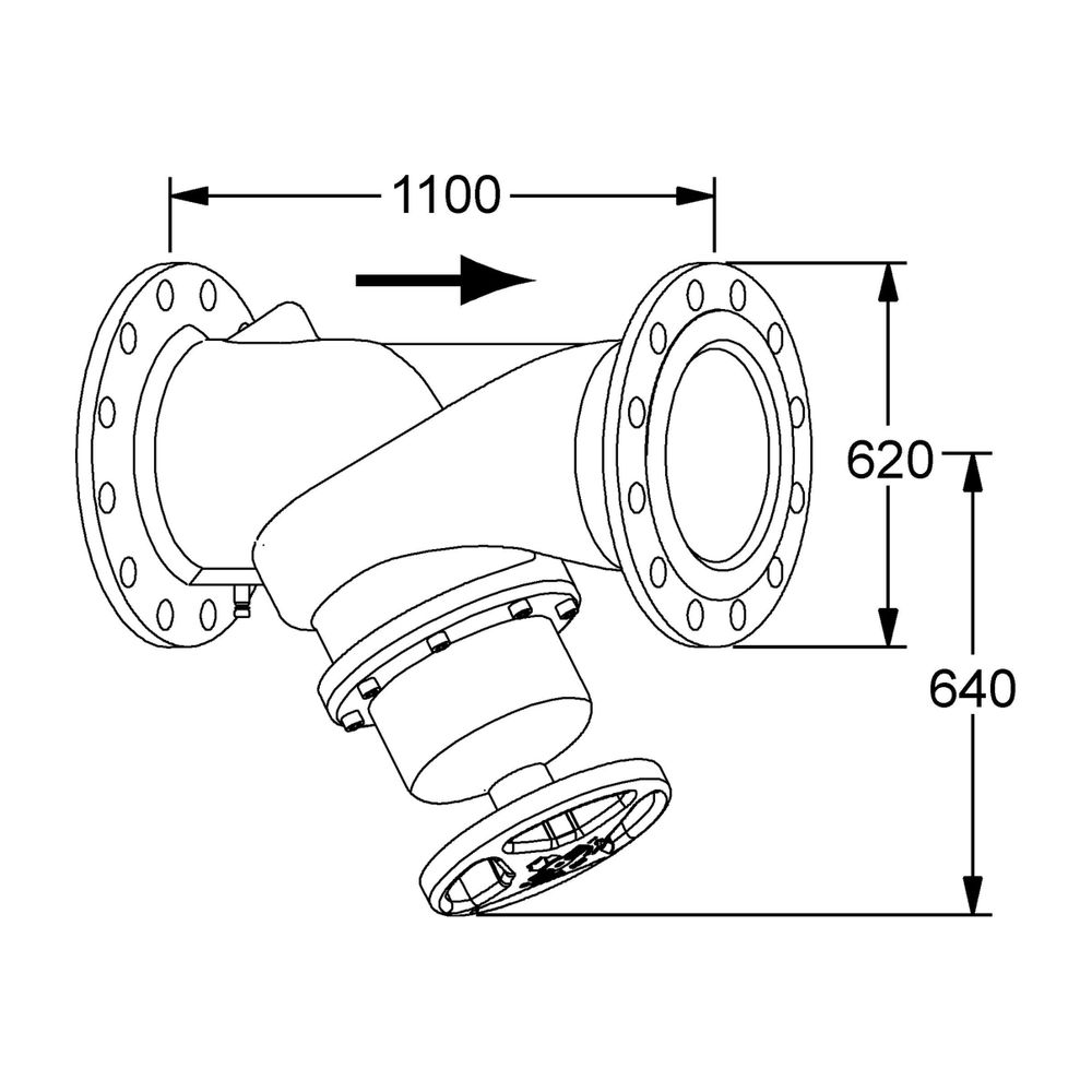 IMI TA Strangregulierventil STAF-SG PN 25, DN 400, Kvs 2780m³/h, Flansche... IMI-52182097 7318793843500 (Abb. 2)