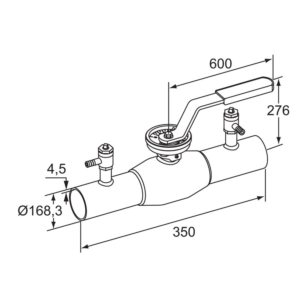 IMI TA Strangregulierventil TA-BVS 140 Anschweißenden, DN 150, PN 25, Stahl... IMI-652140092 6415840183419 (Abb. 2)