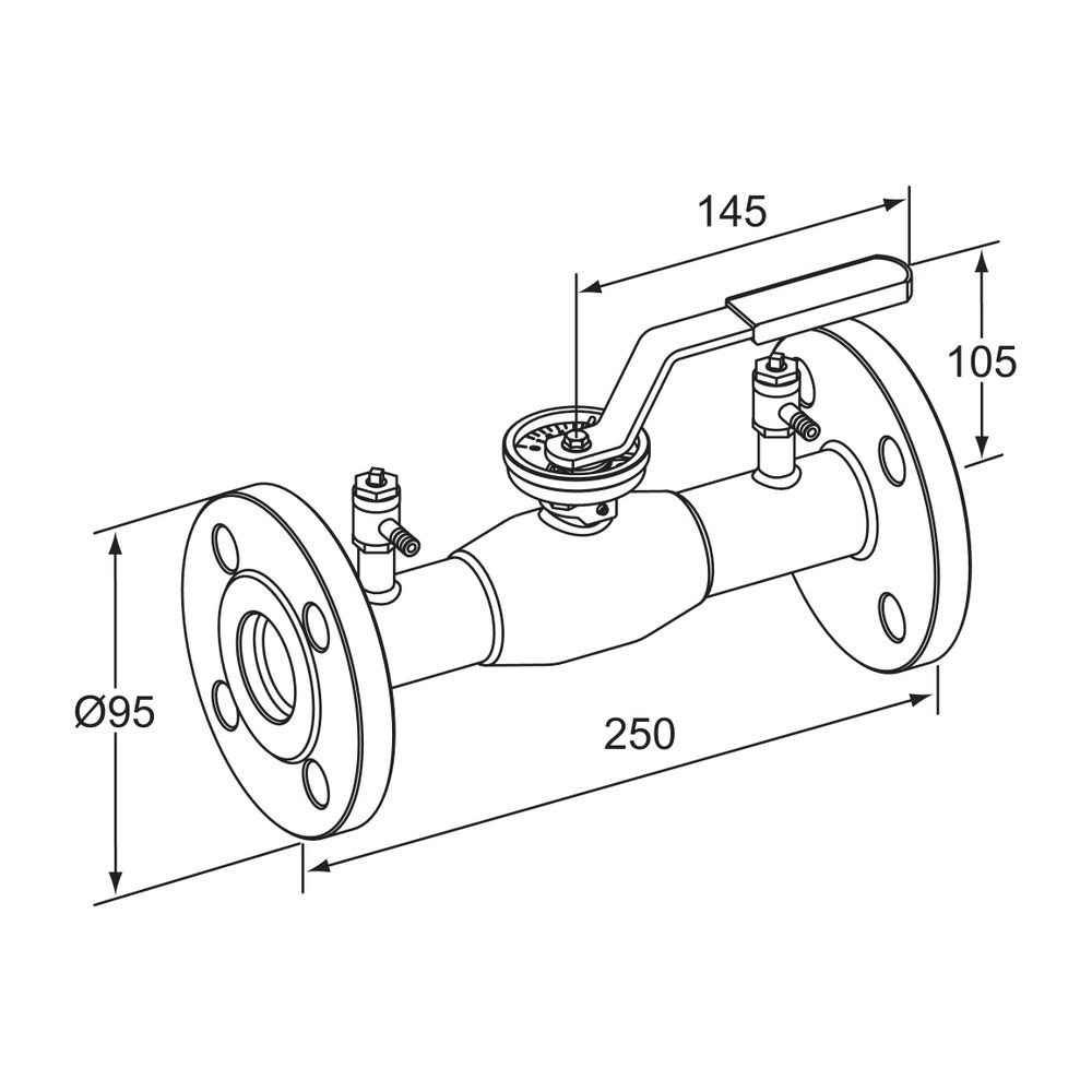 IMI TA Strangregulierventil TA-BVS 243 Flansche, DN 15, PN 40, Edelstahl... IMI-652243015 6415840116813 (Abb. 2)