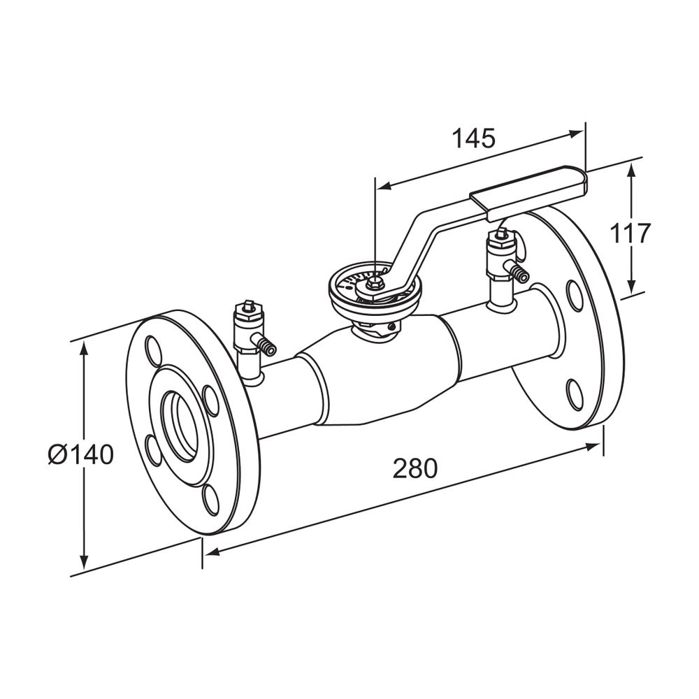 IMI TA Strangregulierventil TA-BVS 243 Flansche, DN 32, PN 40, Edelstahl... IMI-652243032 6415840116844 (Abb. 2)