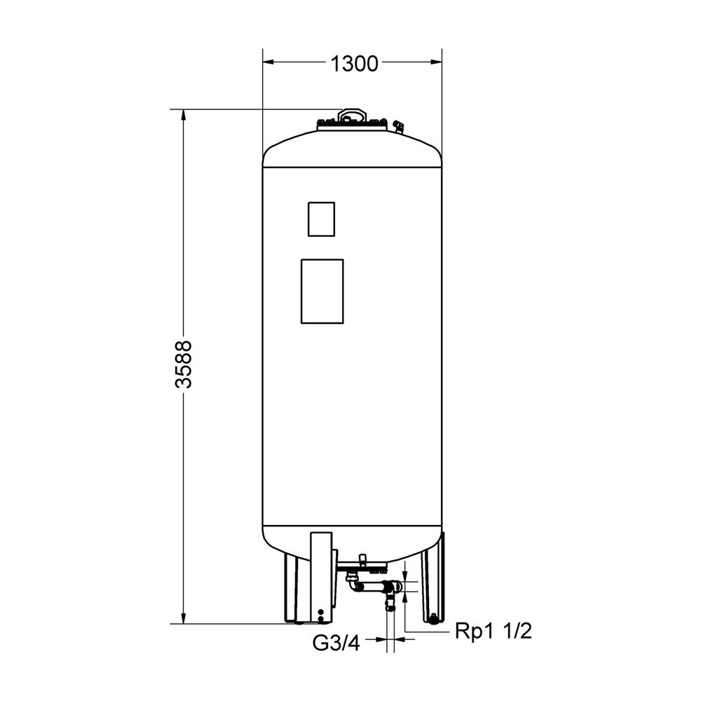 IMI Pneumatex Basisgefäß Compresso CG 4000.6... IMI-7121013 7640148630962 (Abb. 2)