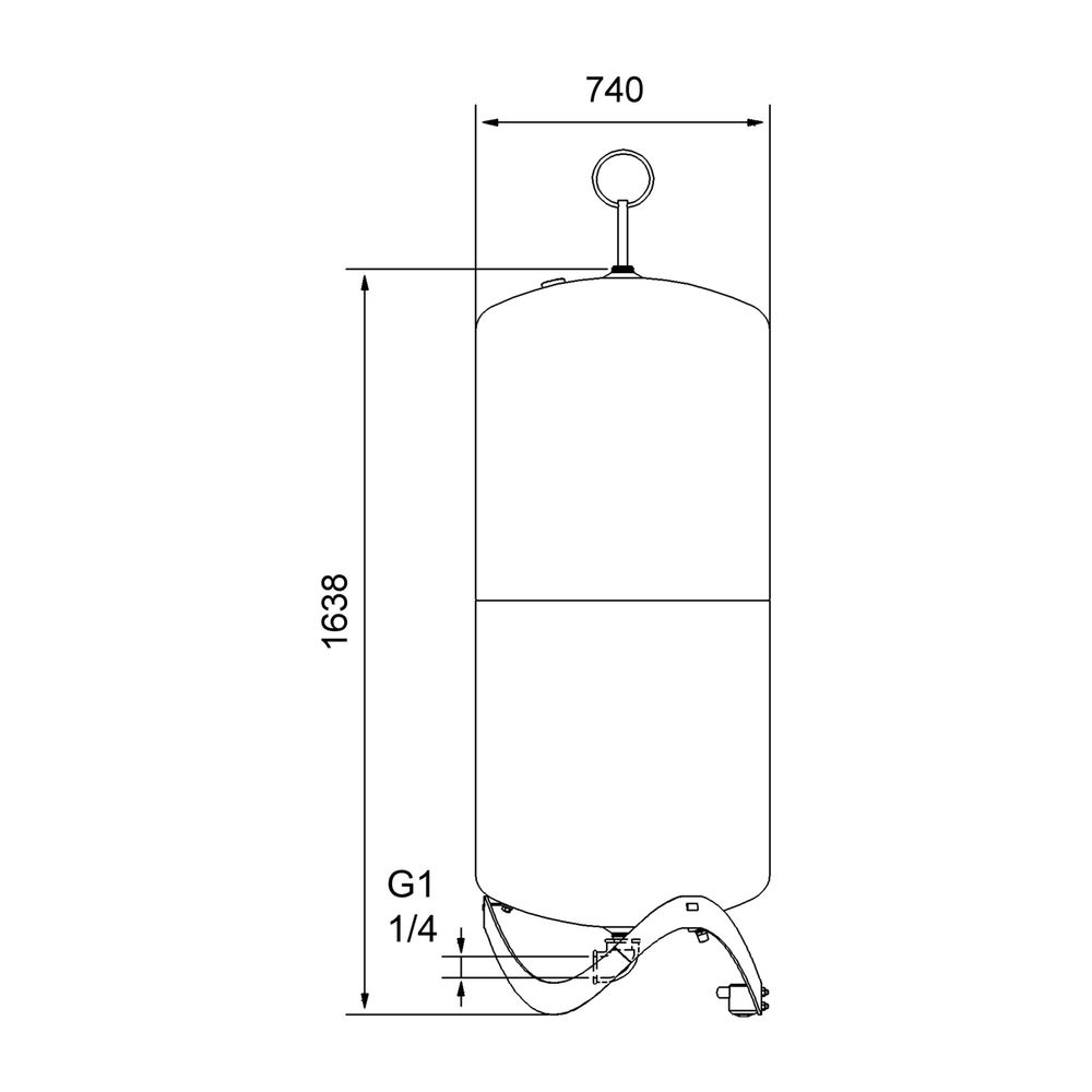 IMI Pneumatex Basisgefäß Transfero TU 600... IMI-7131004 7640148631631 (Abb. 2)