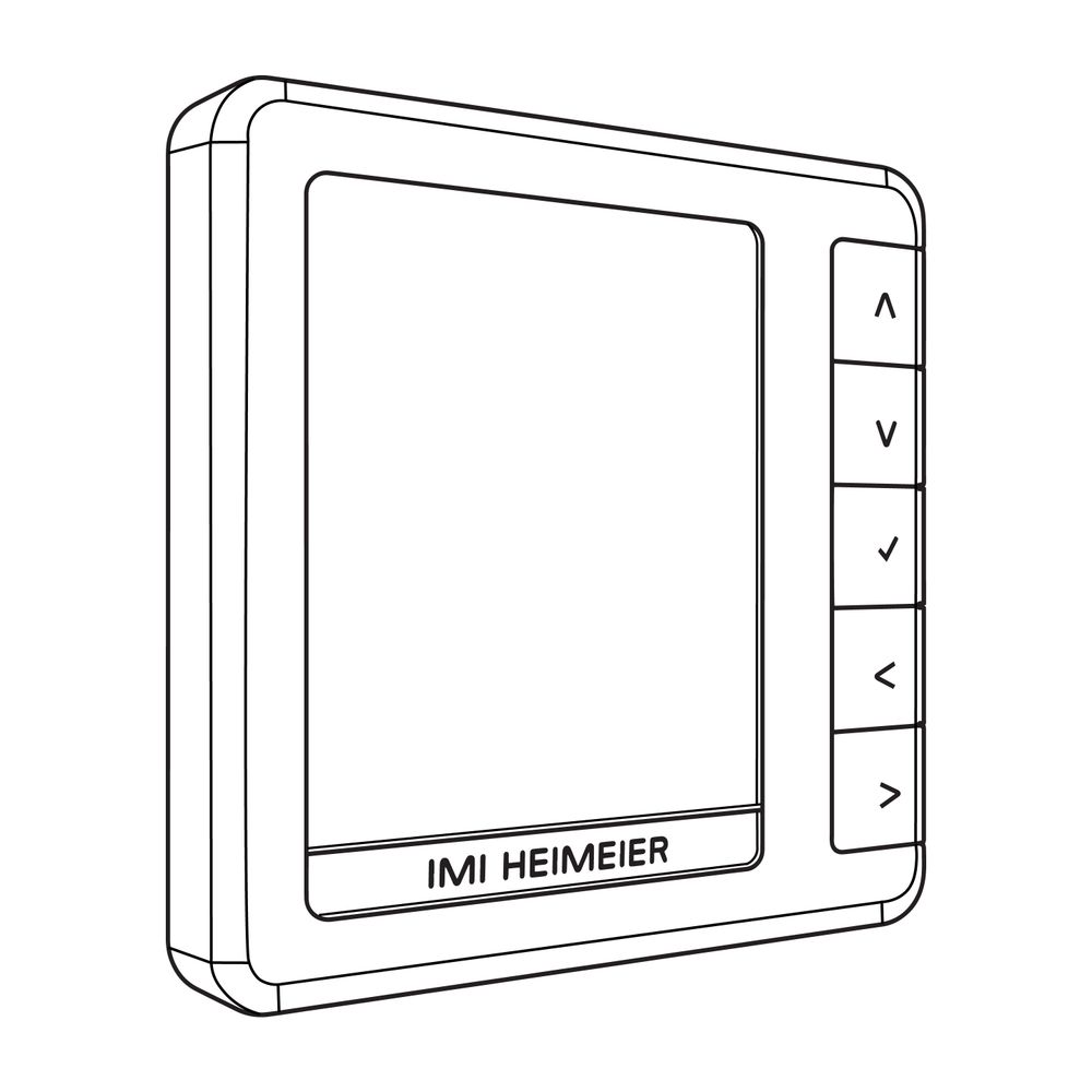 Heimeier Raumthermostat HM-PRT programmierbar 230V, Weiß... IMI-1500-07.500 4024052053704 (Abb. 3)