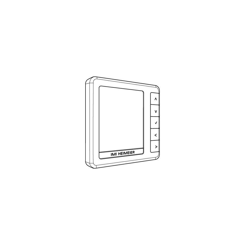 IMI Heimeier Raumthermostat HM-PRT, 230V programmierbar, Weiß... IMI-1500-07.500 4024052053704 (Abb. 6)