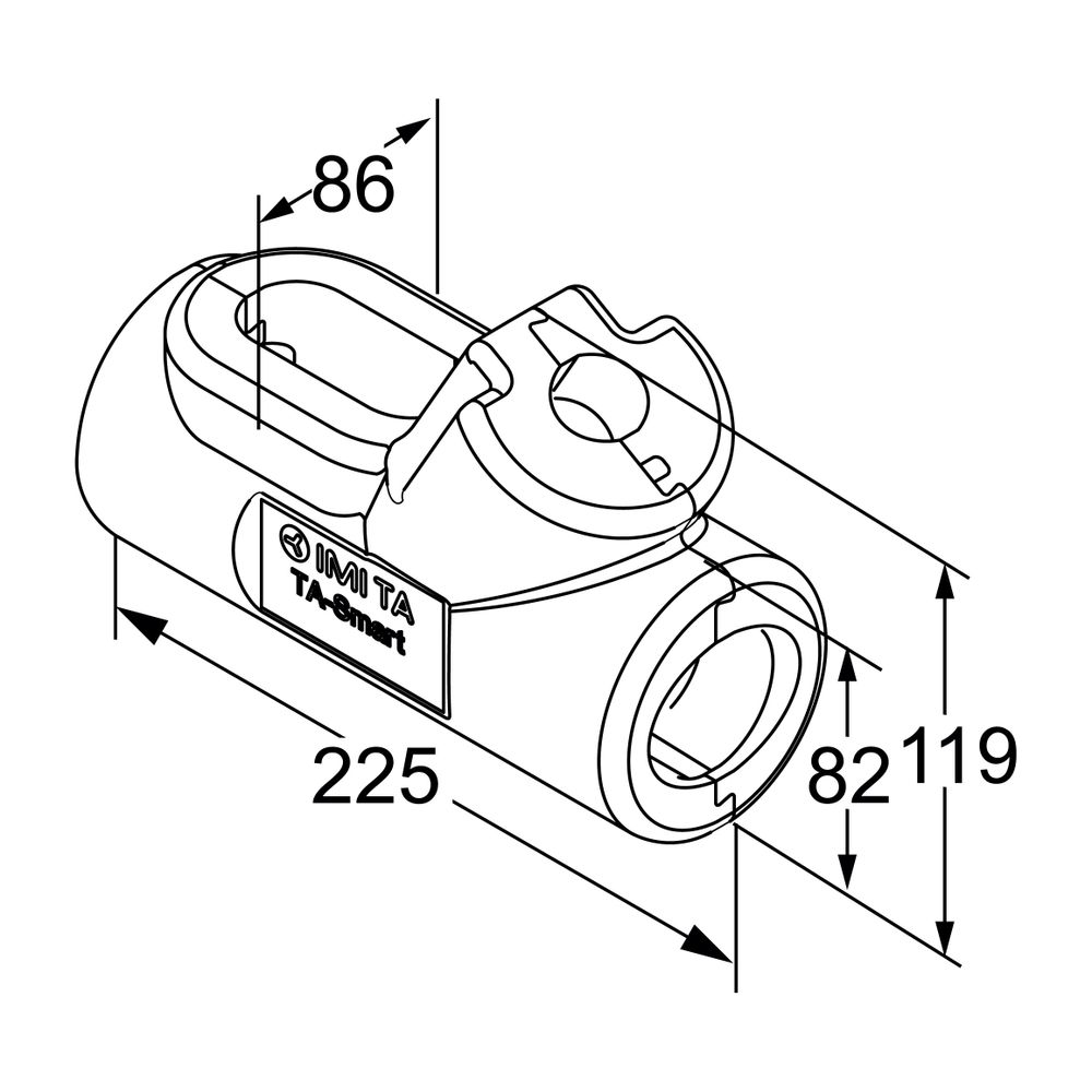 Heimeier TA Dämmung TA-Smart, DN 25 für Heizung und nicht kondensierende Kühlung... IMI-32223000625 5902276819698 (Abb. 2)