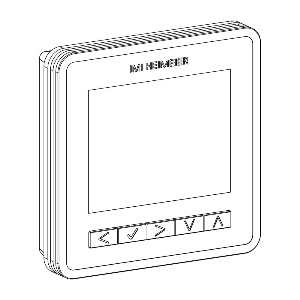 Heimeier neoAir Raumthermostat V3 kabellos inklusive Batterien für Smart Home... IMI-1500-03.500 4024052070527 (Abb. 3)