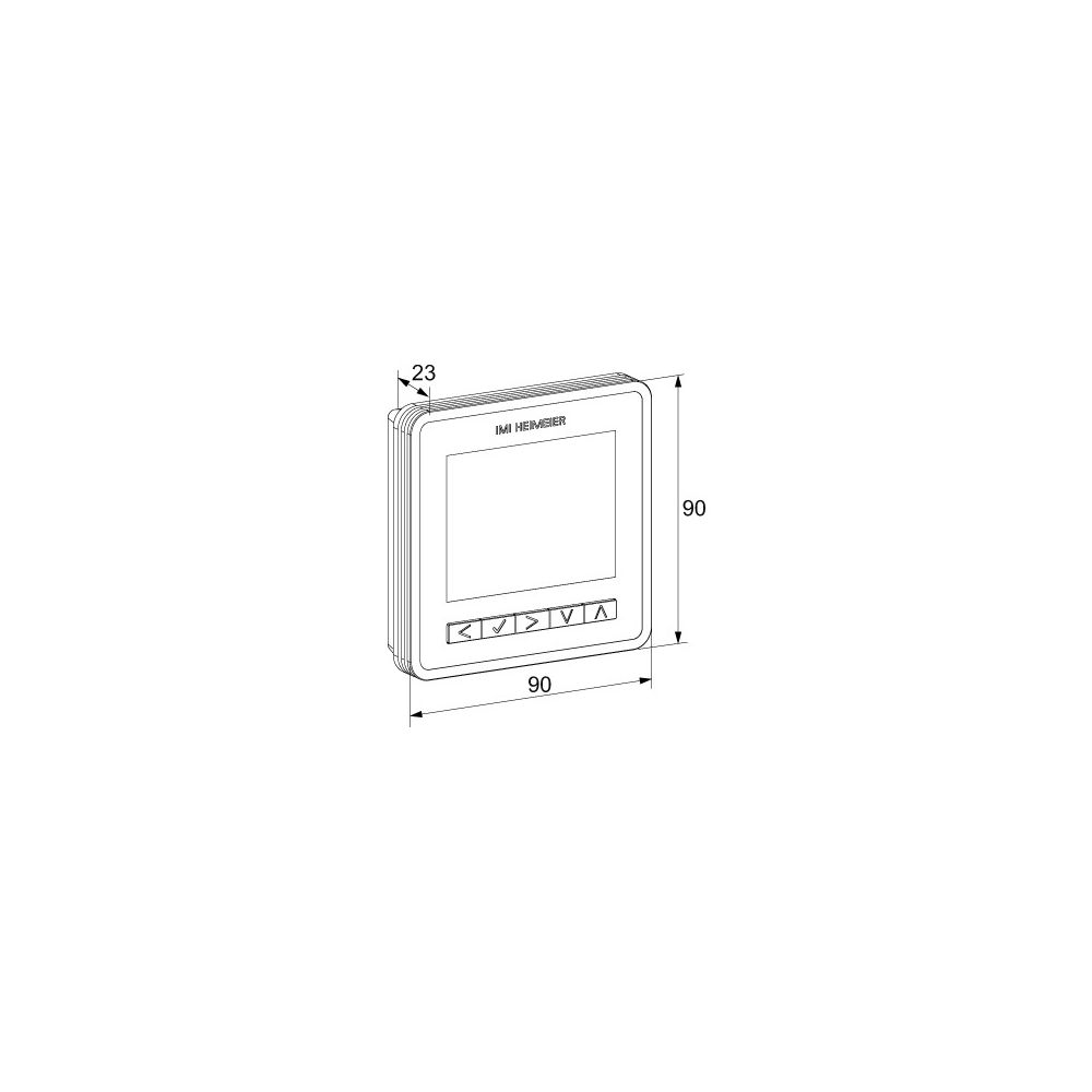 IMI Heimeier neoAir Raumthermostat V3 kabellos inklusive Batterien für Smart Home... IMI-1500-03.500 4024052070527 (Abb. 5)