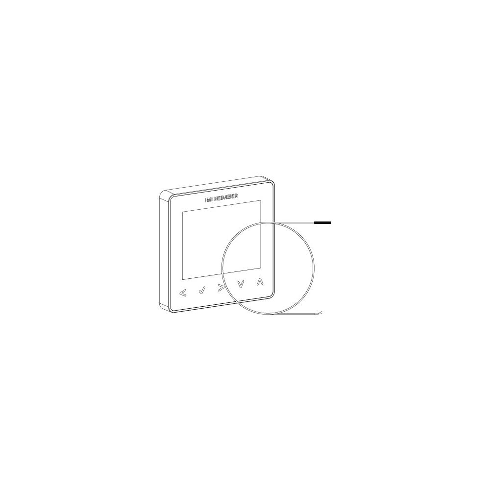 IMI Heimeier Raumthermostat neoStat-e V2, 230V für elektrische Fußbodenheizung, Smart ... IMI-1500-02.500 4024052074310 (Abb. 6)