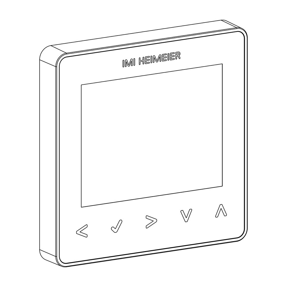 Heimeier neoStat V2 Raumthermostat 230V für Smart Home, Weiß... IMI-1500-01.500 4024052069859 (Abb. 3)