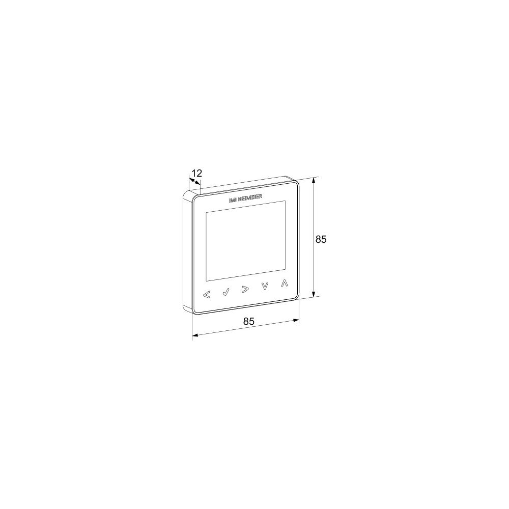 IMI Heimeier Raumthermostat neoStat V2, 230V für Smart Home, Weiß... IMI-1500-01.500 4024052069859 (Abb. 5)