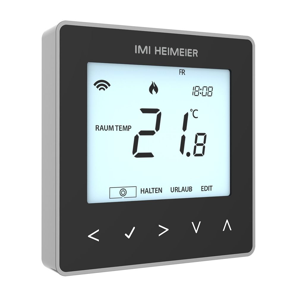 Heimeier neoStat V2 Raumthermostat 230V für Smart Home, Schwarz... IMI-1500-01.507 4024052025114 (Abb. 1)