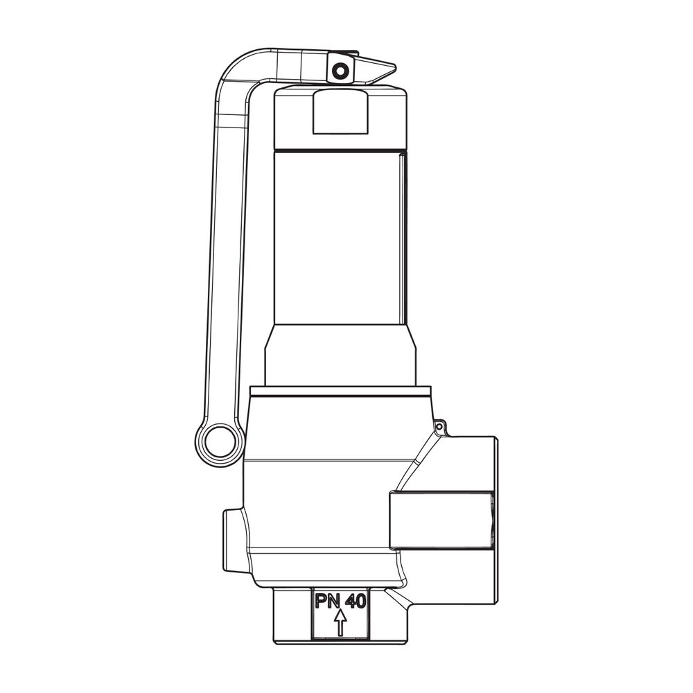 Heimeier Pneumatex Sicherheitsventil DSV 40mm Ansprechdruck 4.0bar DGF, G 1 1/2" Innen... IMI-30105120841 5902276810862 (Abb. 3)