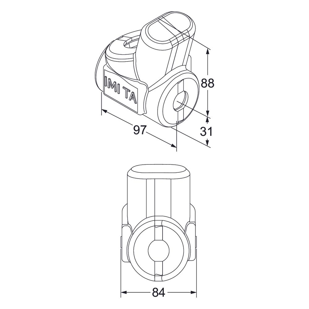 IMI TA Dämmung für TA-Nano Plus, DN 10/15 für Heizung, EPP... IMI-32221320101 4030095058422 (Abb. 2)
