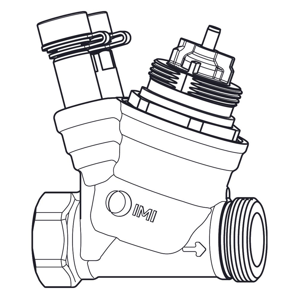 IMI TA Regulierventil TA-Nano Plus, Innengewinde x Außengewinde druckunabhängig, DN 15... IMI-32221314215 5902276824371 (Abb. 3)