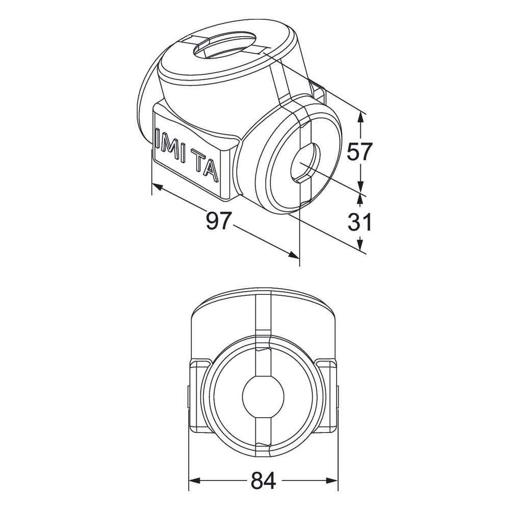 IMI TA Dämmung für TA-Nano, DN 10/15 für Heizung, EPP... IMI-32221320001 4030095058408 (Abb. 2)