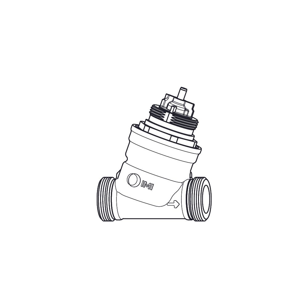 IMI TA Regulierventil TA-Nano, Außengewinde druckunabhängig, DN 20 High Flow, ohne Mes... IMI-32221300220 5902276824050 (Abb. 3)