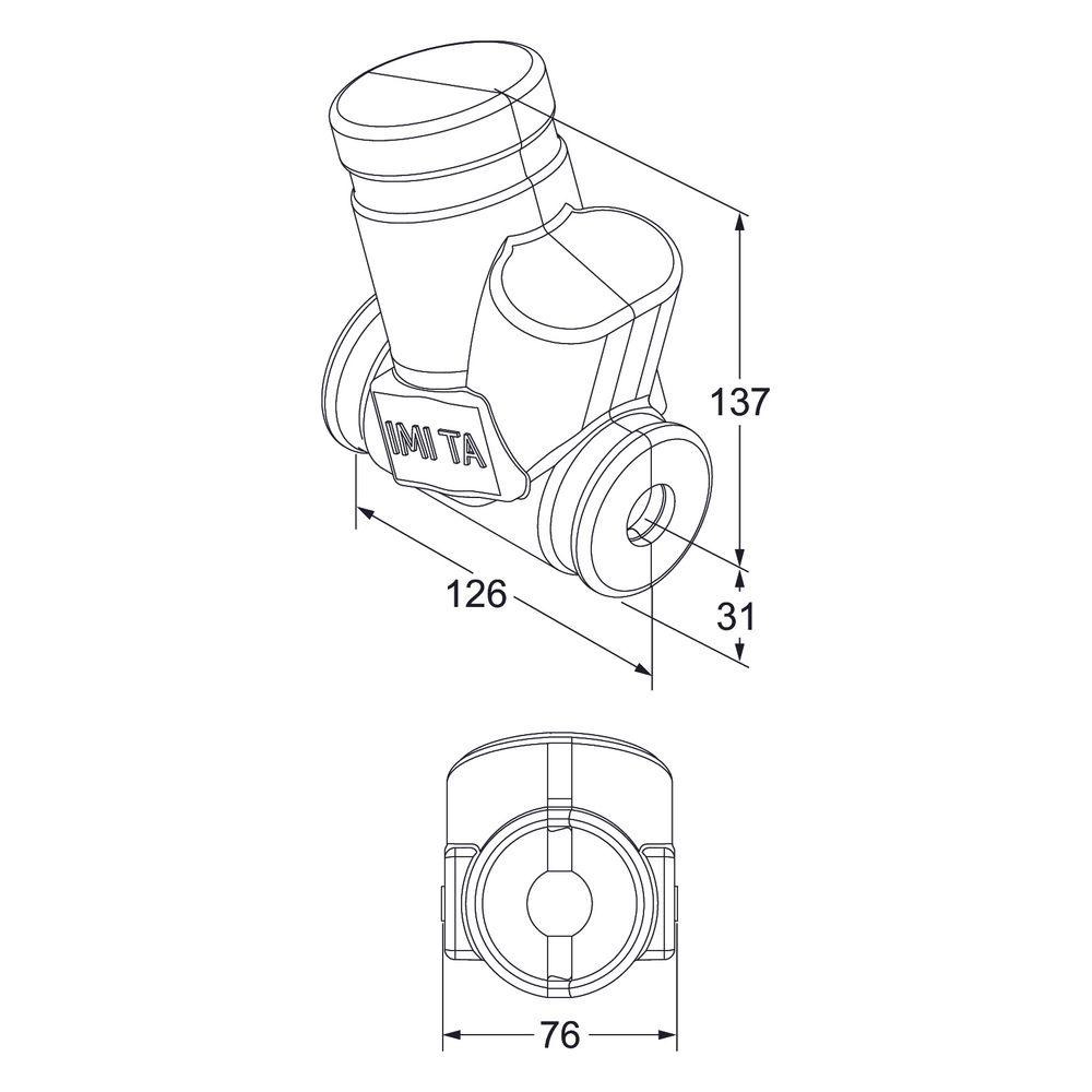 IMI TA Dämmung für TA-Nano und Nano Plus, DN 10/15 für Kühlung, XPE... IMI-32221320111 4030095058453 (Abb. 2)