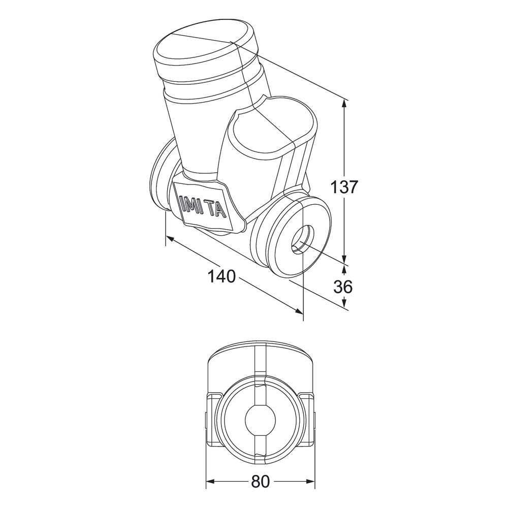 IMI TA Dämmung für TA-Nano und Nano Plus, DN 20 für Kühlung, XPE... IMI-32221320112 4030095058460 (Abb. 2)