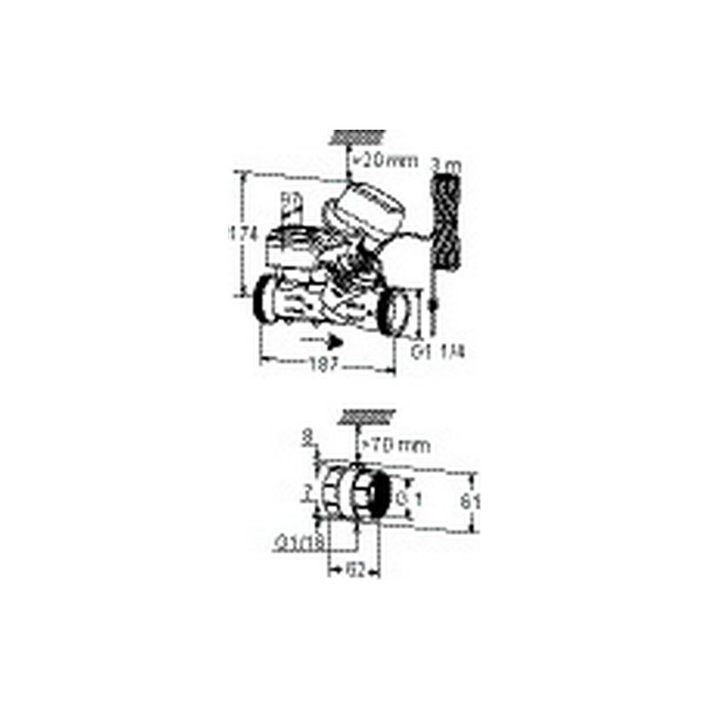IMI TA Durchgangsregelventil TA-Smart, elektronisch druckunabhängig, DN 25, PN 25... IMI-32223100025 7318794174306 (Abb. 4)