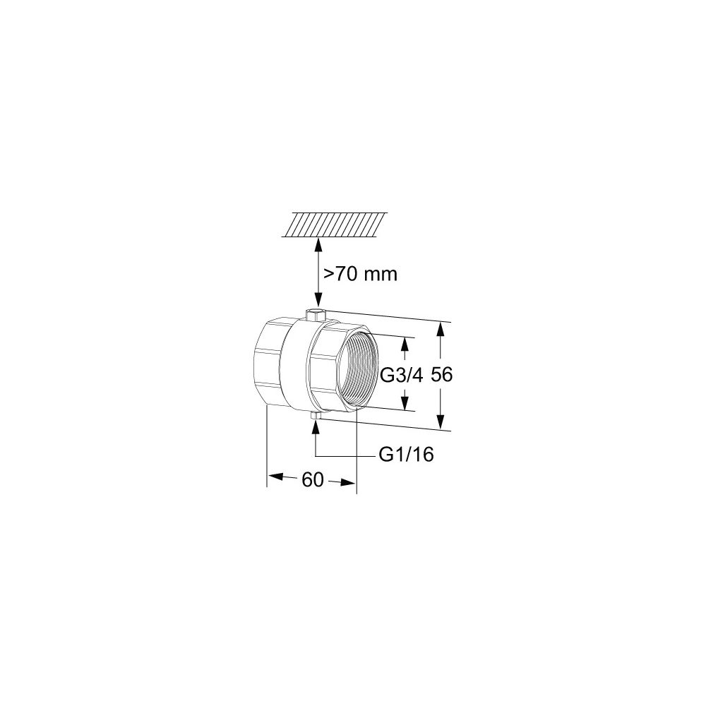 IMI TA Temperaturfühlergehäuse mit Tauchhülse, für Smart und Smart-Dp DN 20... IMI-32223000020 7318794174900 (Abb. 5)