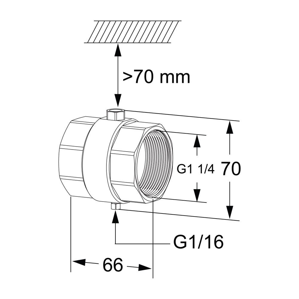 Heimeier TA Temperaturfühlergehäuse mit Tauchhülse für TA-Smart/-TA-Smart-Dp DN 32... IMI-32223000032 7318794171404 (Abb. 2)