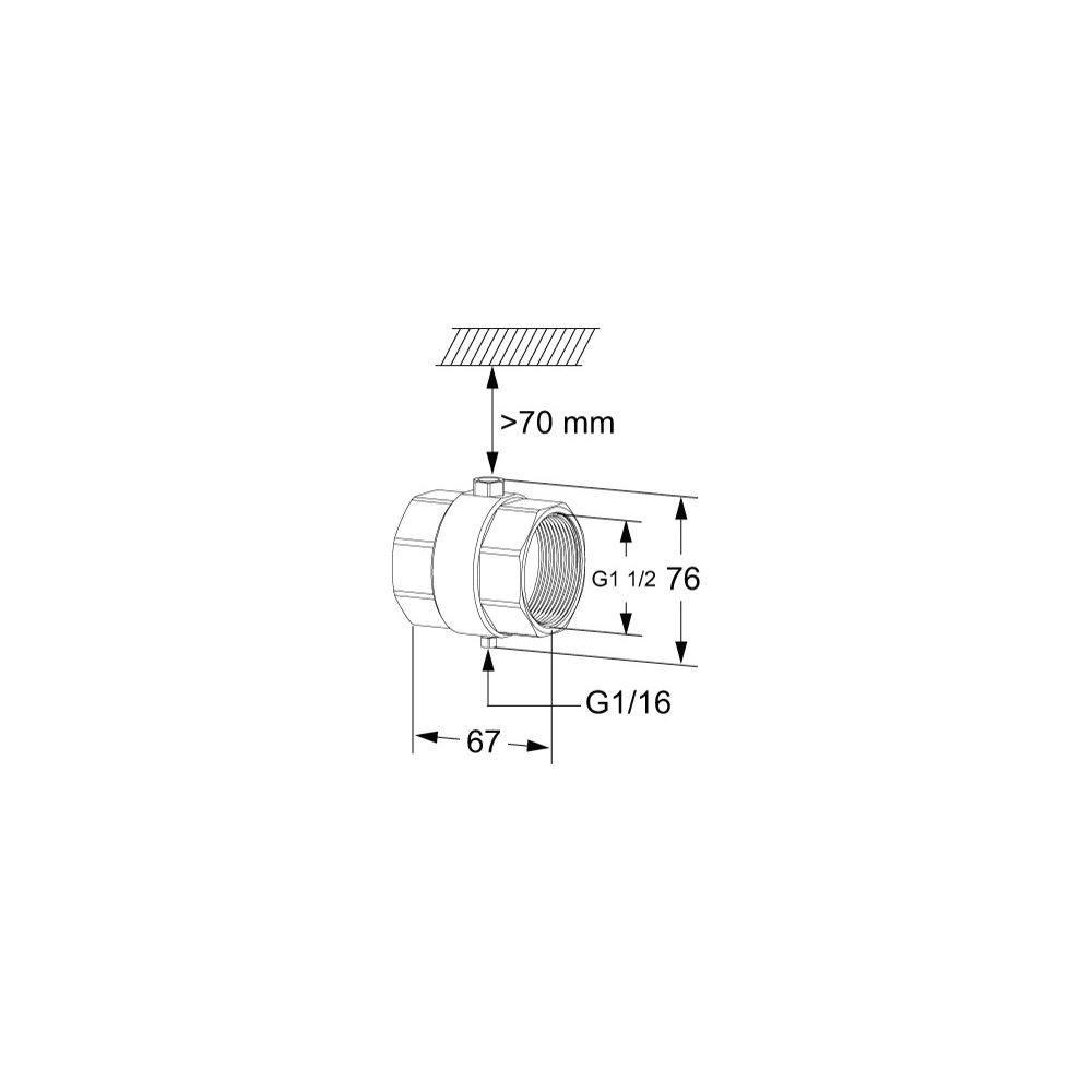 IMI TA Temperaturfühlergehäuse mit Tauchhülse, für Smart und Smart-Dp DN 40... IMI-32223000040 7318794171503 (Abb. 5)