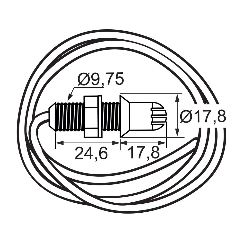 Heimeier Mini-Lufttemperaturfühler für neoStat, neoStat-e, neoAir und HM-PRT... IMI-1500-00.983 4024052072200 (Abb. 2)