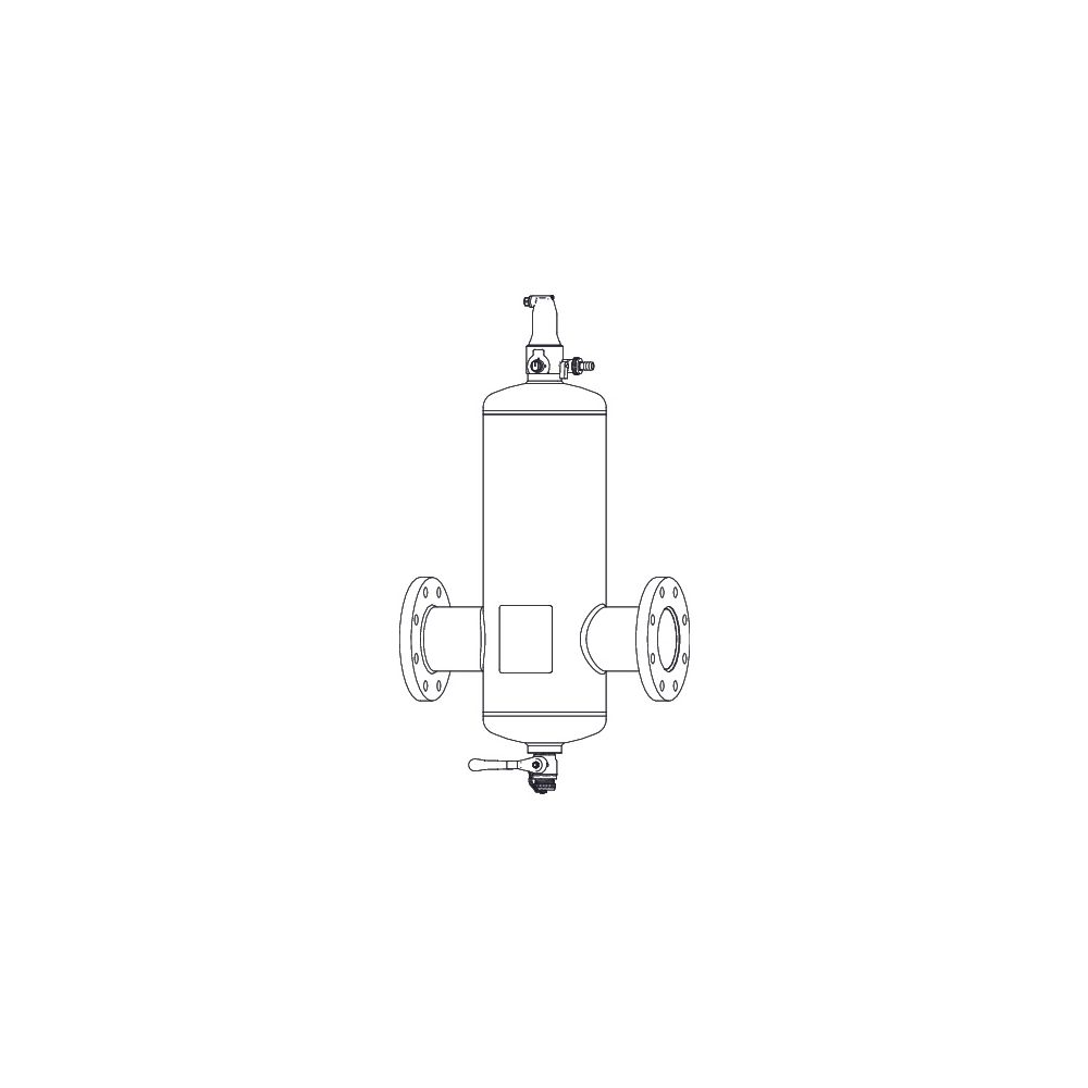 IMI Pneumatex Abscheider Zeparo Aero ZA 250, DN 250 PN 10, Flanschanschluss... IMI-30304131601 7640161646117 (Abb. 3)