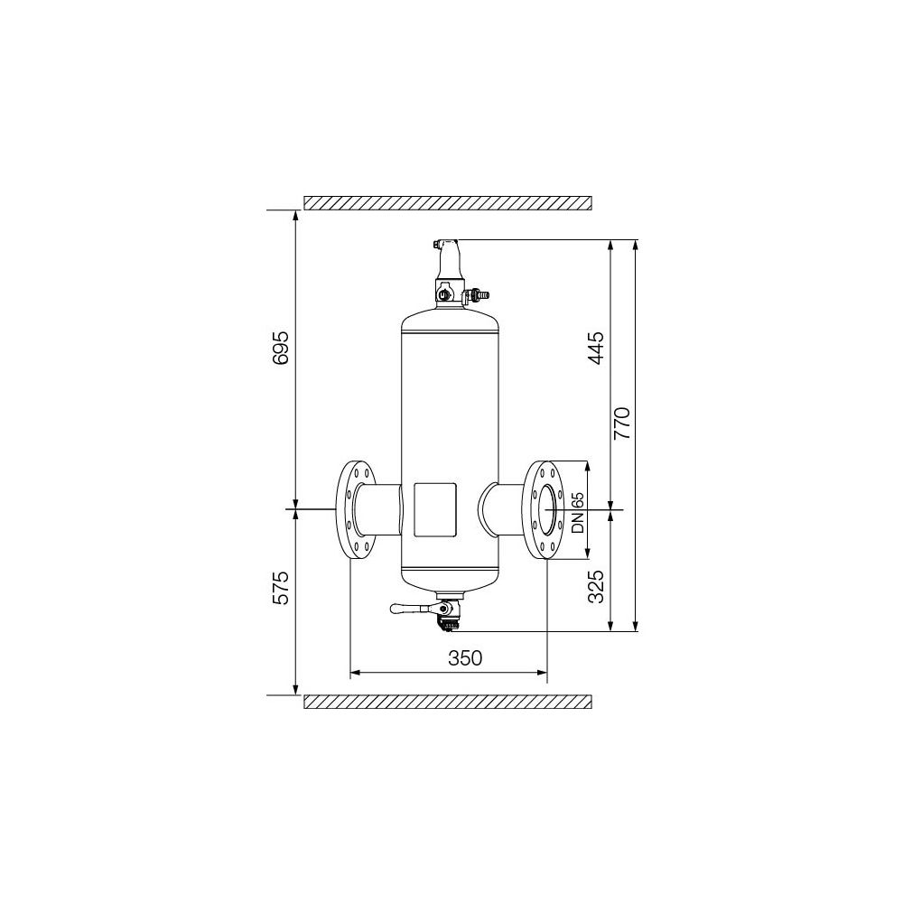 IMI Pneumatex Abscheider Zeparo Aero ZA 65, DN 65 PN 10, Flanschanschluss... IMI-30304131001 7640161646056 (Abb. 2)