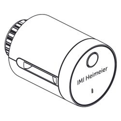 IMI Heimeier Smarter Thermostatkopf neo-K, Hybridtechnologie, Smartphone-Programmierun... IMI-1500-00.500 4024052009480 (Abb. 1)