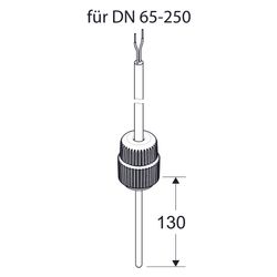 IMI TA Temperaturfühler, für Messnippel am Ventil Pt1000, für DN 65-250, Länge 130mm, ... IMI-32242800134 5902276820793 (Abb. 1)