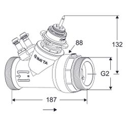 IMI TA Regel- und Regulierventil TA-Modulator, druckunabhängig DN 40, Nenndruck PN 25 max... IMI-52164441 5902276825583 (Abb. 1)