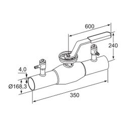 IMI TA Strangregulierventil TA-BVS 240, Nennweite DN 150 Nenndruck PN 25, Anschweißenden... IMI-652240092 6415840183914 (Abb. 1)