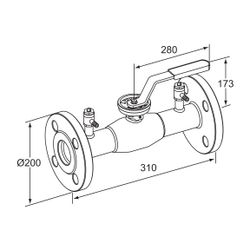 IMI TA Strangregulierventil TA-BVS 143, Nennweite DN 80 Nenndruck PN 16, Flansche, Stahl... IMI-652143080 6415840183648 (Abb. 1)