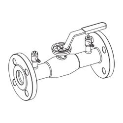 IMI TA Strangregulierventil TA-BVS 143, Nennweite DN 65 Nenndruck PN 16, Flansche, Stahl... IMI-652143065 6415840183631 (Abb. 1)
