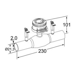 Heimeier TA Strangregulierventil TA-BVS 240 Anschweißenden DN 15 PN 25, Edelstahl... IMI-652250015 6415840116424 (Abb. 1)