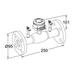 Heimeier TA Strangregulierventil TA-BVS 143 Flansche DN 15 PN 25, Stahl... IMI-652153015 6415840426707 (Abb. 1)